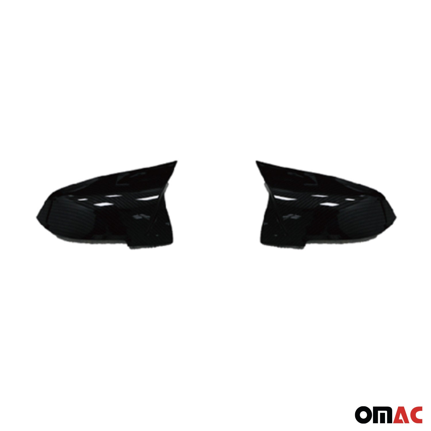 Spiegelkappen Spiegelabdeckung Für BMW F30 M3 2013-2019 ABS Schwarz Glanz 2tlg