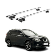 Dachträger Grundtäger für Nissan X-Trail T32 2014-2021 90kg Alu Silber 2 tlg ABE