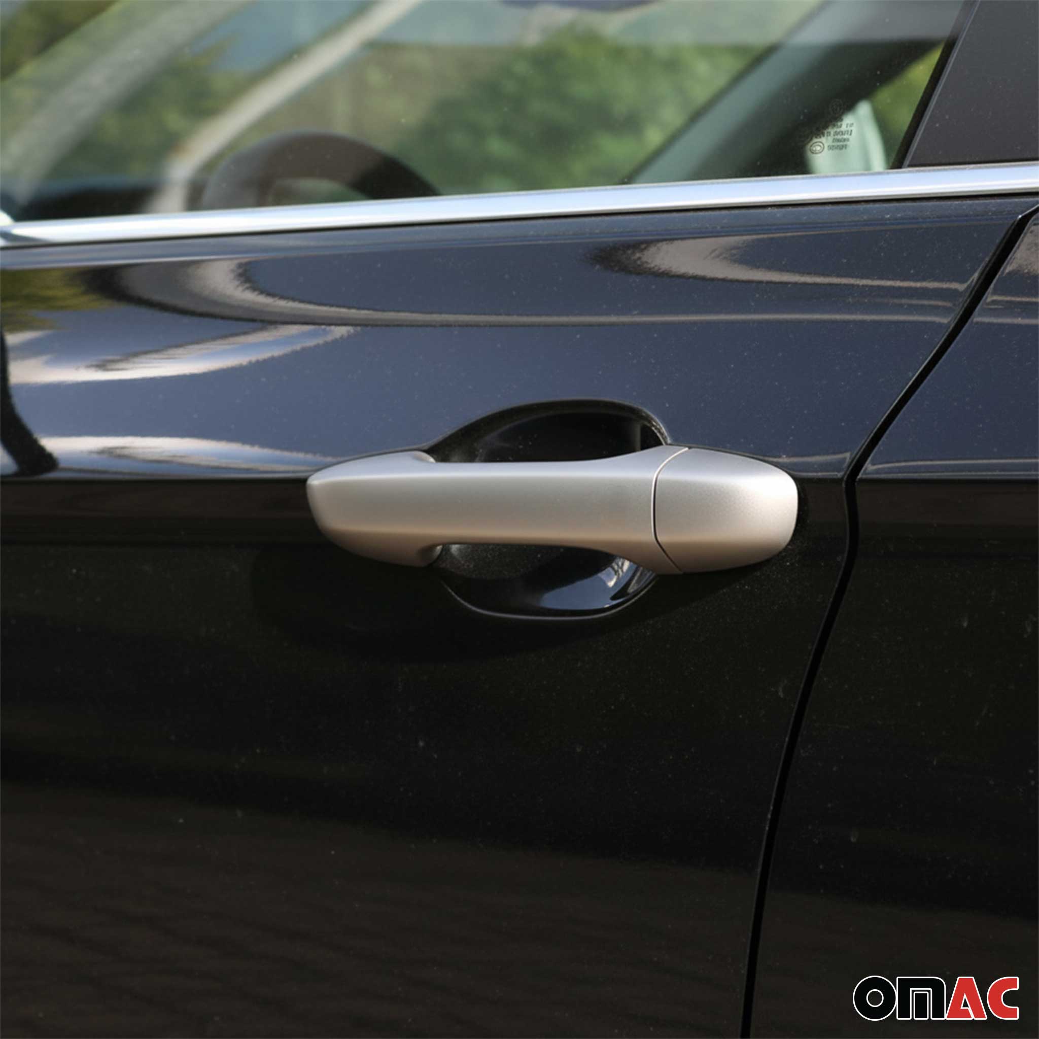 Türgriff Blende Chrom für VW Touareg 2010-2015 Gebürstet Silber 8x