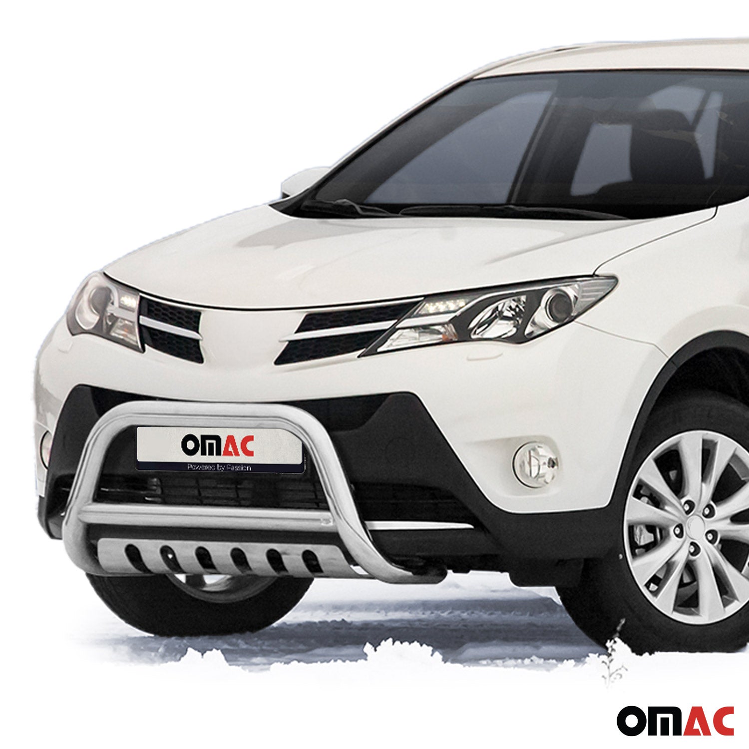 Frontbügel Frontschutzbügel für Toyota RAV4 2013-2015 mit ABE Edelstahl Silber