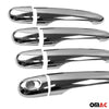 For Mercedes Citan 2012-2021 chrome door handle caps covers stainless steel 4-door 8 pieces