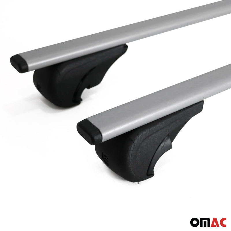 Dachträger Querträger für Audi A6 C7 Allroad 2012-2018 Metall Silber 2x