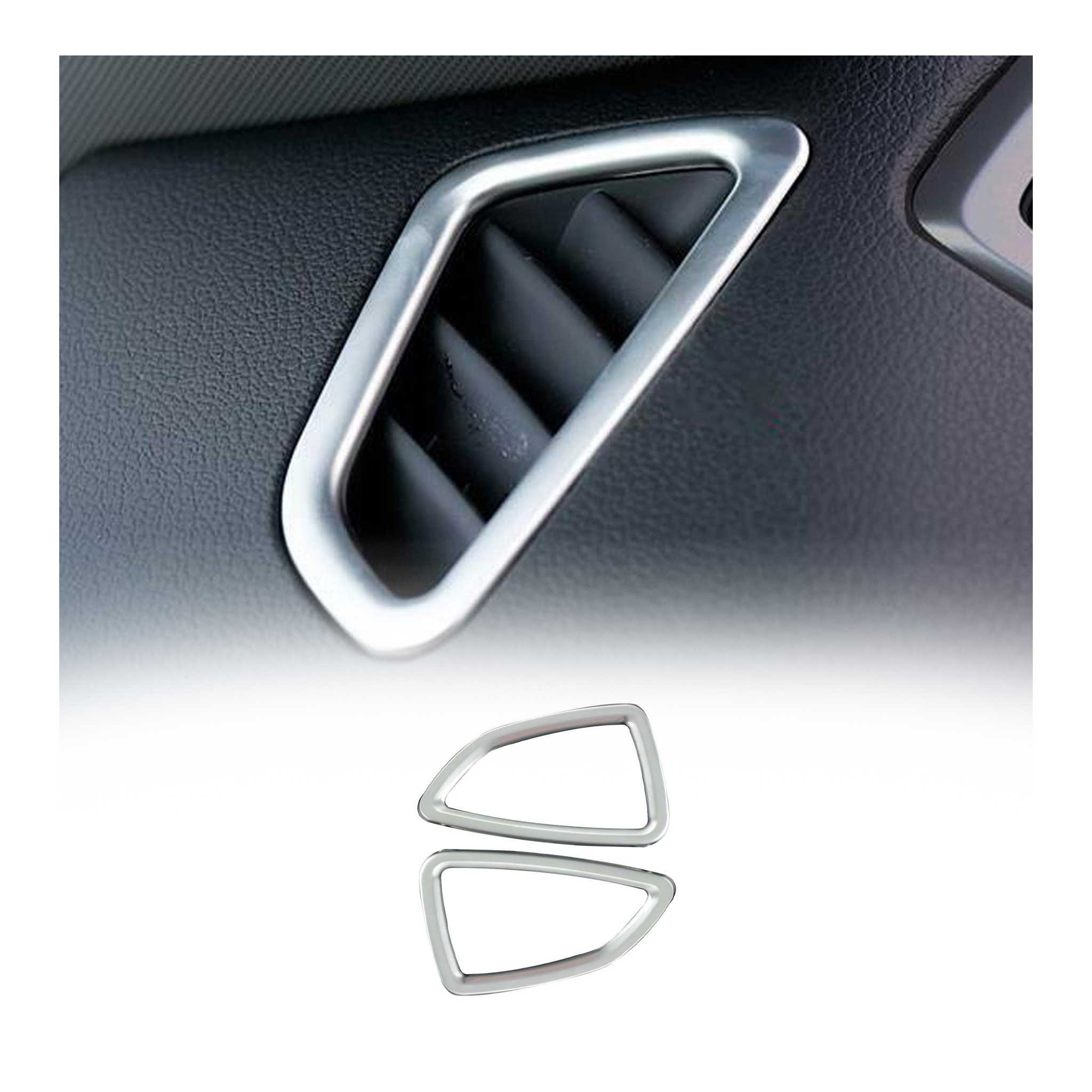 Lüftungs Lüftungsgitter Rahmen Blende für Hyundai Tucson 2015-2018 Chrom ABS 2x