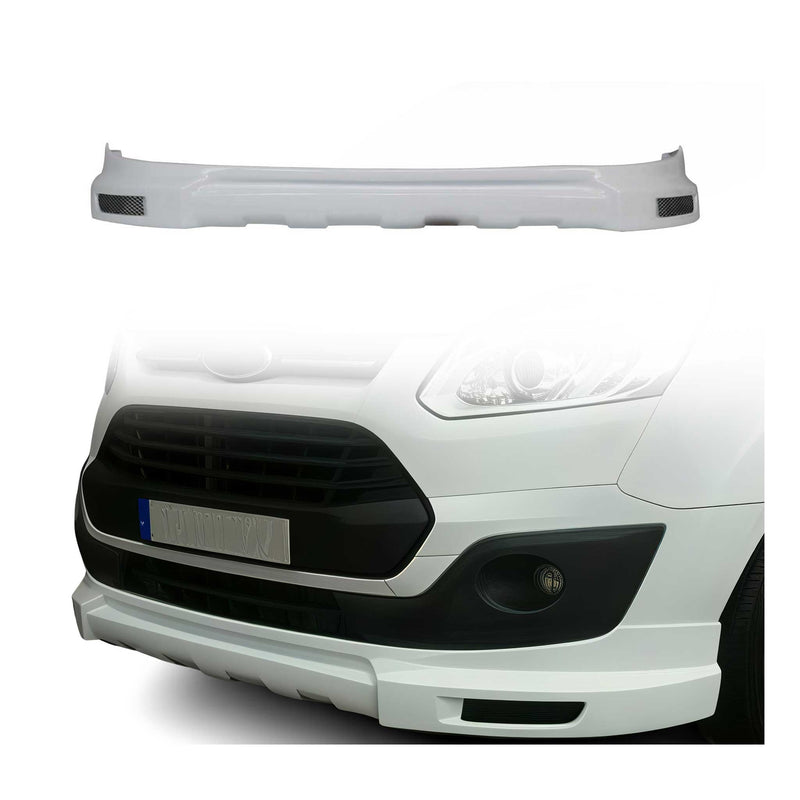 Frontspoiler Lippe Stoßstange Splitter für Ford Transit Tourneo Custom Weiß 1tlg