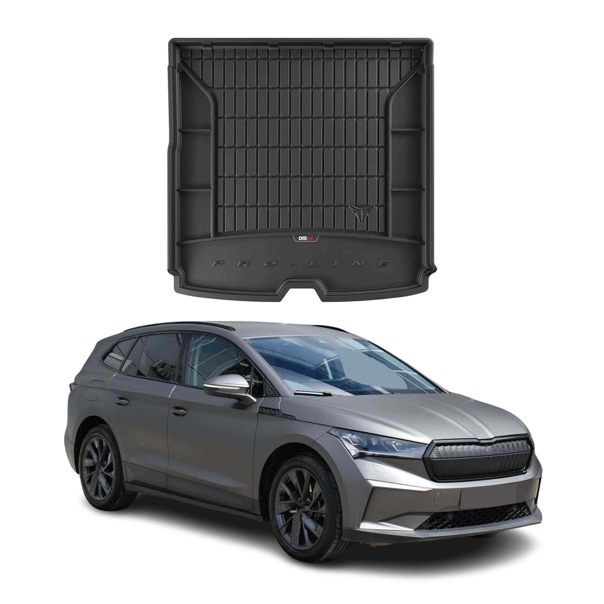 OMAC Gummi Kofferraumwanne für Skoda Enyaq 2020-2026 untere TPE Laderaumwanne