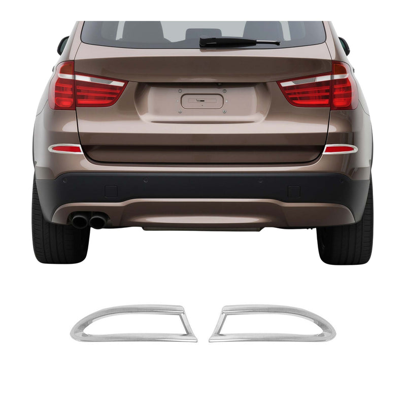 Nebelscheinwerfer Rahmen Umrandung für BMW X3 F25 2010-2013 Chrom ABS Silber