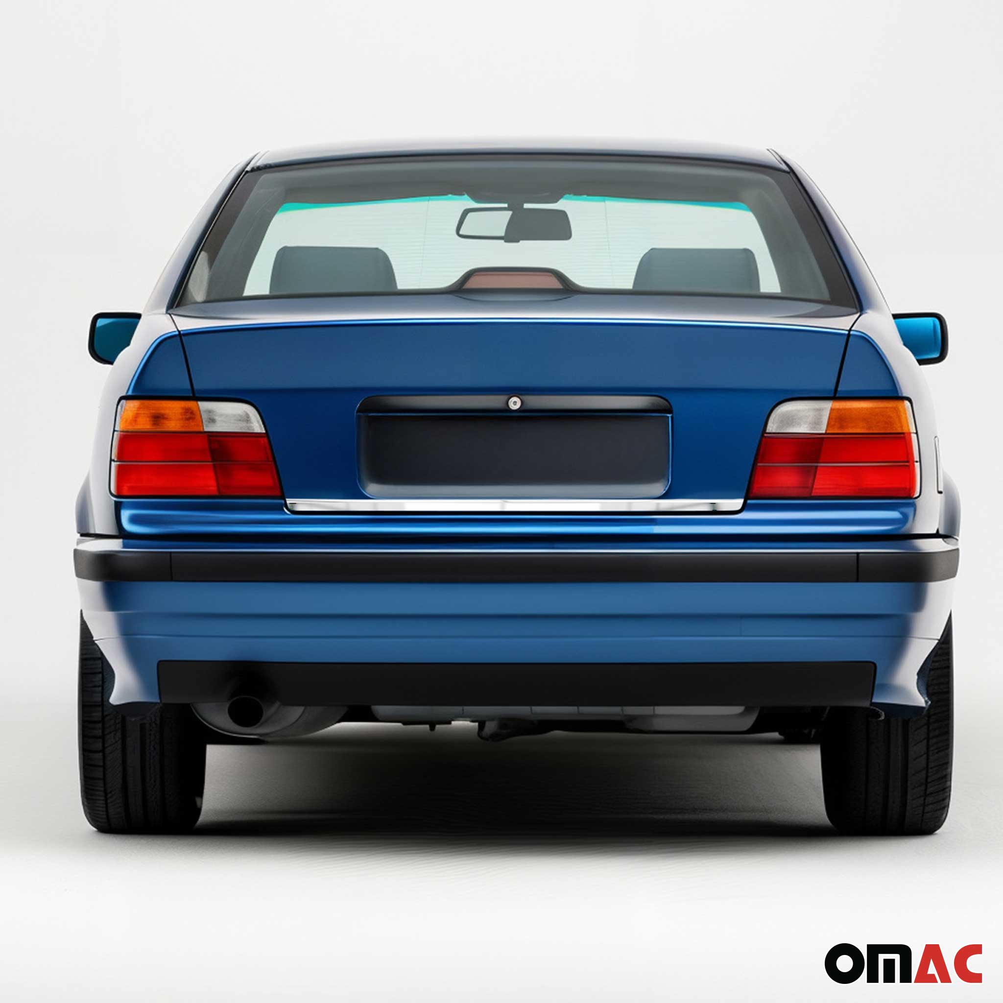 Kofferraumleiste Heckklappe Leiste für BMW 3er E36 1990-2000 Edelstahl Chrom