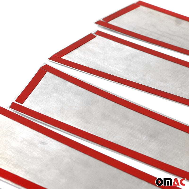 B-Säule Türsäulen Verkleidung für Opel Corsa F 2019-2025 Edelstahl Silber 6tlg