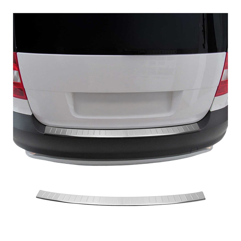 Ladekantenschutz Stoßstangenschutz für Skoda Yeti 2009-2013 Edelstahl Gebürstet