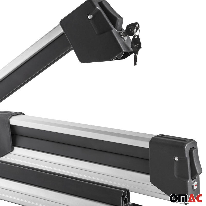 Menabo Skiträger Snowboard Träger Universal Abschließbar Schwarz 2x