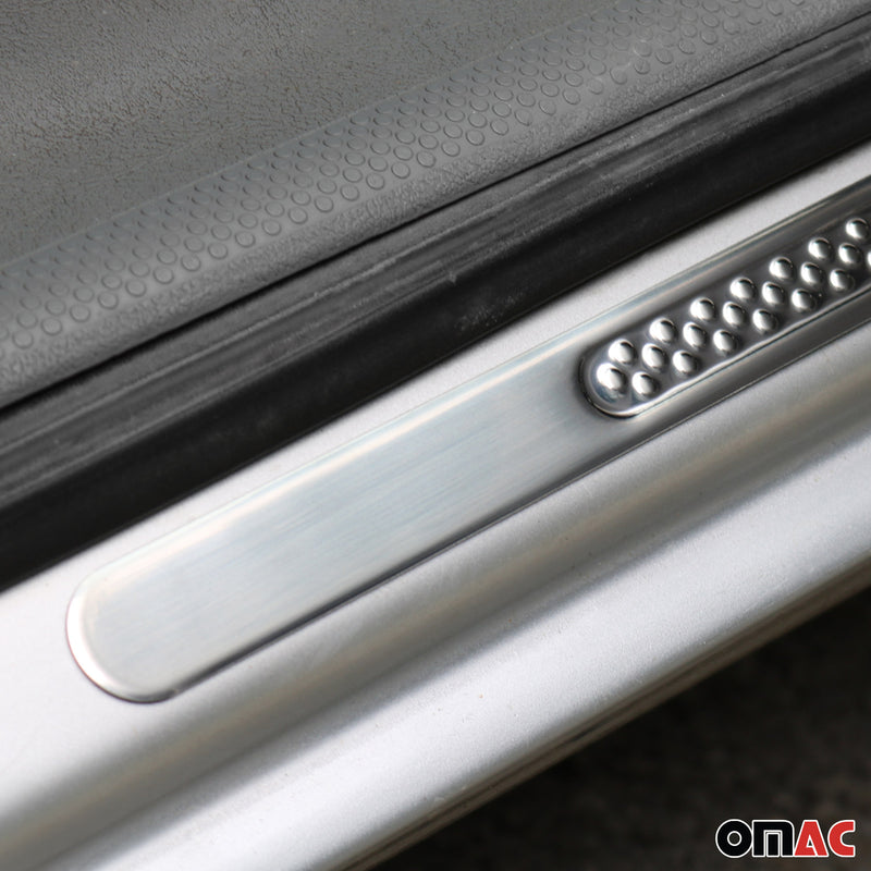 Einstiegsleisten Türschweller für Fiat Punto Evo 2009-2012 Edelstahl Silber 2tlg