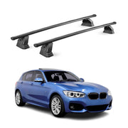 Stahl Dachträger für Bmw 1er F20 F21 2012-2019 TÜV Abschließbar 2tlg Schwarz