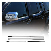 Fensterleisten Zierleisten für Suzuki Equator 2006-2012 4-trg Edelstahl Chrom 4x