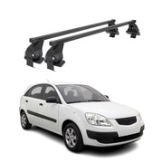 Menabo Dachträger Grundtäger für Kia Rio Schrägheck 2005-2011 50kg Stahl Schwarz