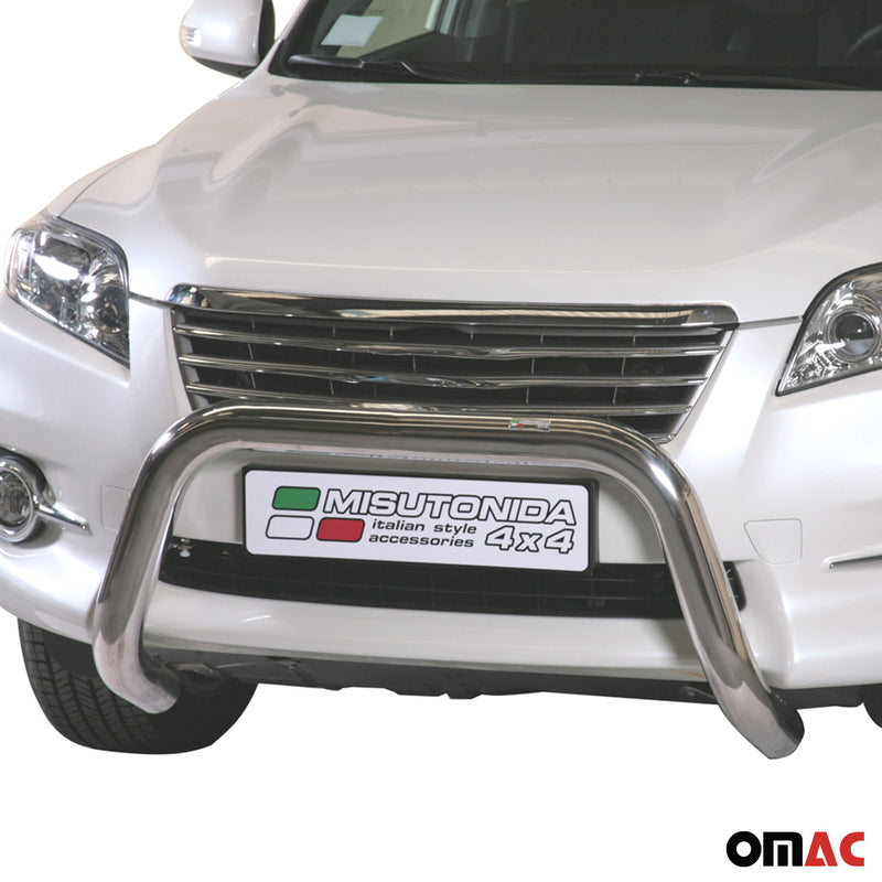 Frontbügel Frontschutzbügel für Toyota RAV4 XA30 2010-2012 ø76mm Stahl Silber
