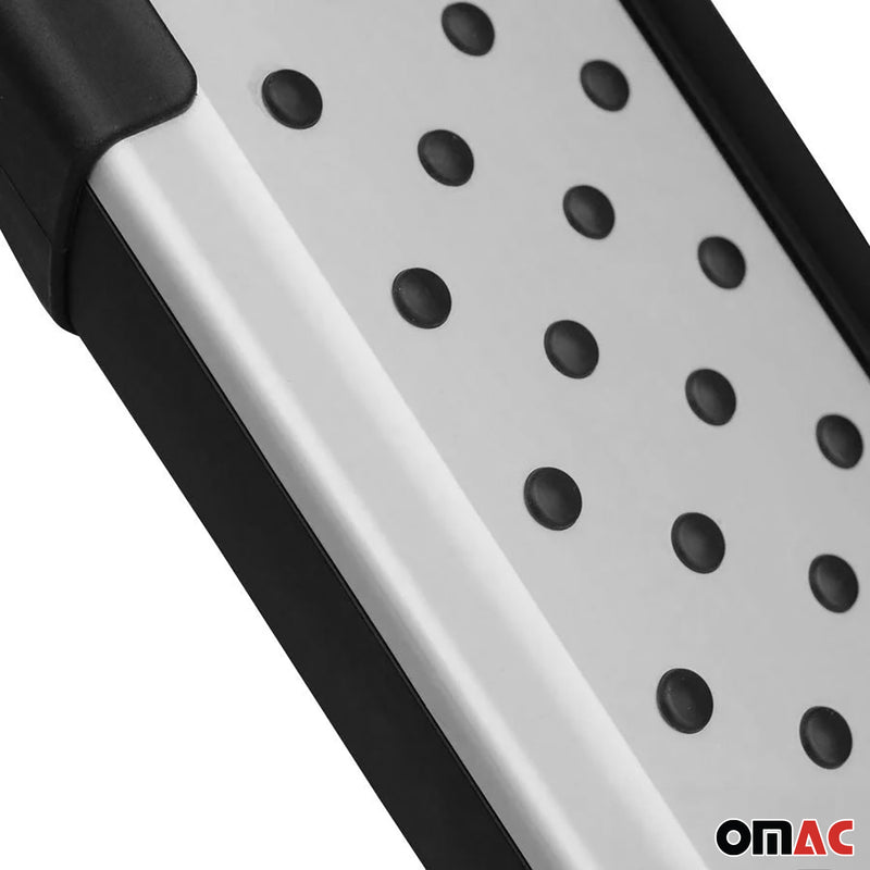 Alu Seitenbretter Trittbretter Schweller für Fiat Scudo 2007-2016 Kurzer Schwarz