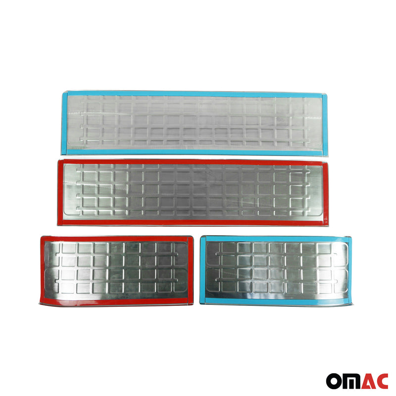 Einstiegsleisten Türschweller für Citroen Jumpy 2017-2025 Edelstahl Silber 4tlg