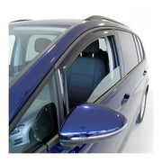 Windabweiser Regenabweiser für VW Touran 2015-2026 Dunkel Acryl 2tlg