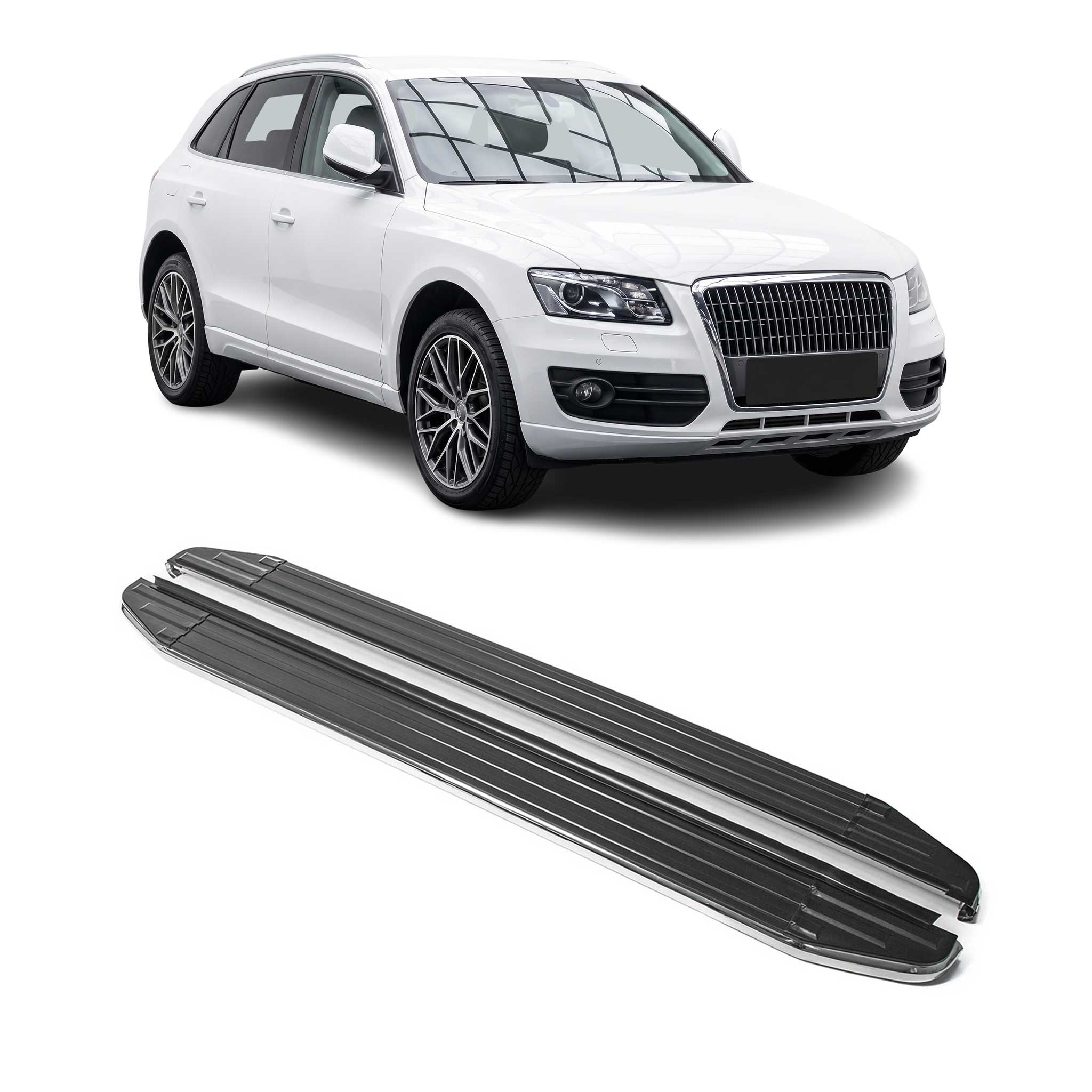 Trittbretter Seitenschweller für Audi Q5 8R 2008-2017 Aluminium 2tlg