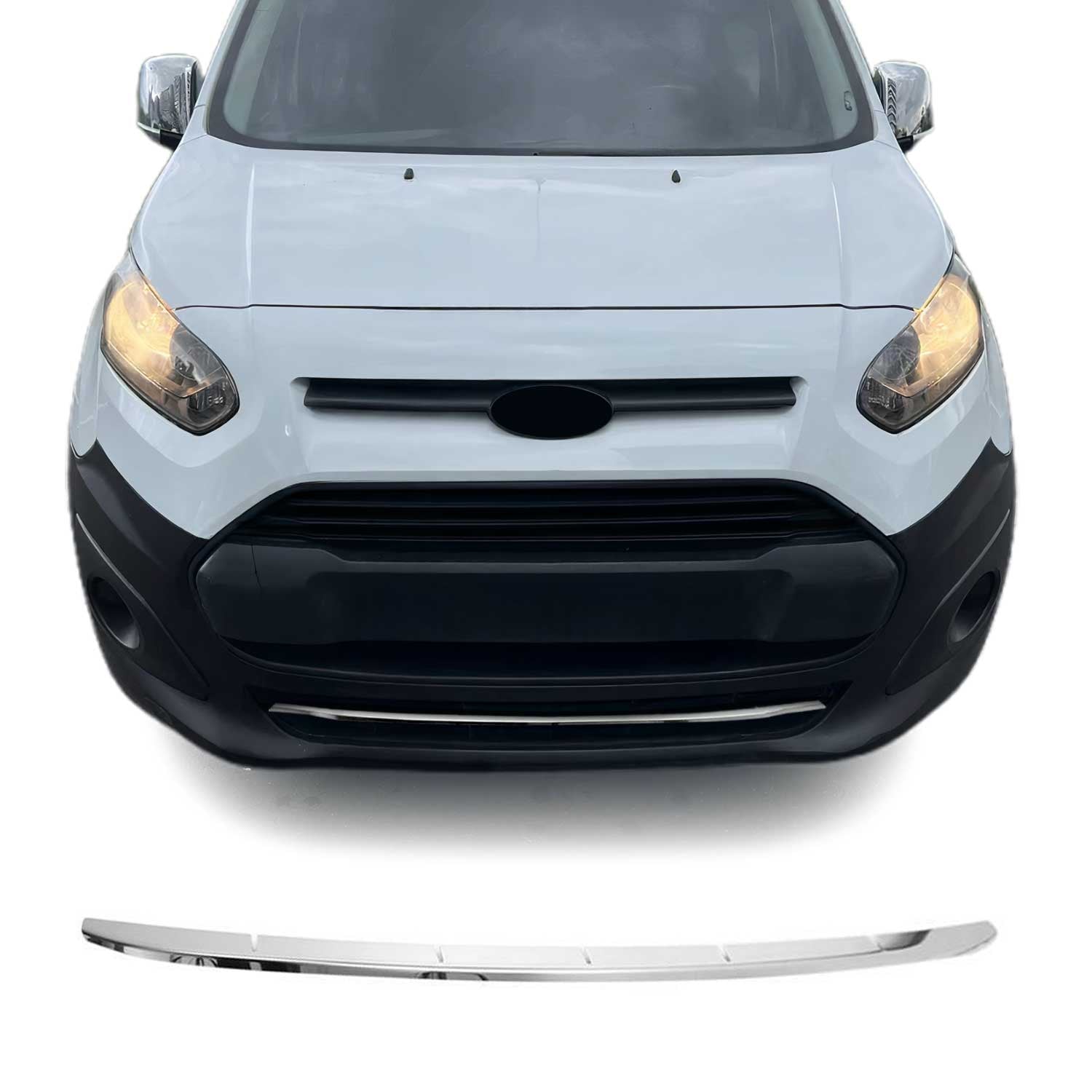 Kühlergrill Leisten Grillleisten für Ford Connect 2014-2019 Edelstahl Chrom