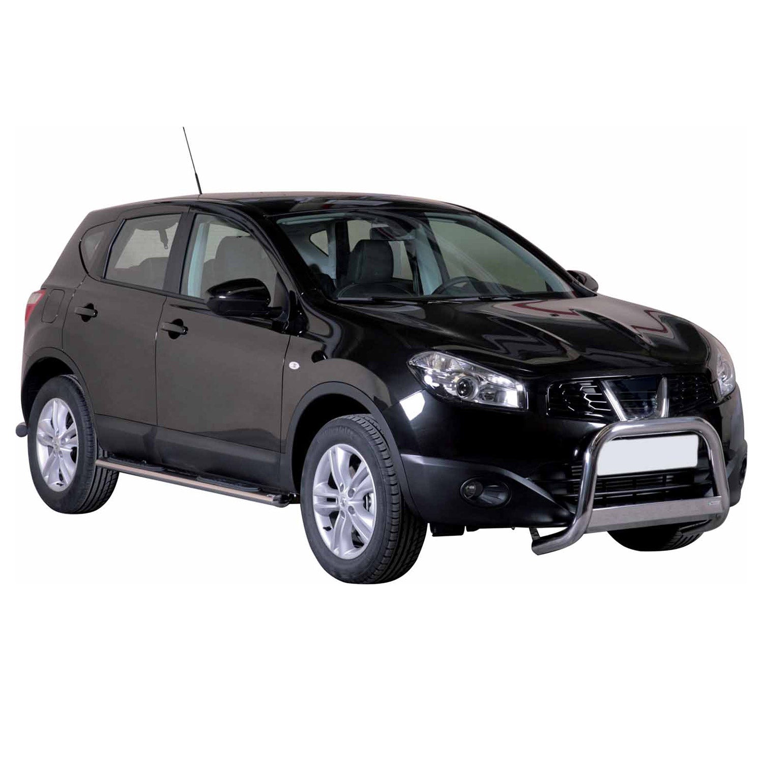 Frontbügel Frontschutzbügel für Nissan Qashqai 2010-2013 ø63mm Stahl Silber