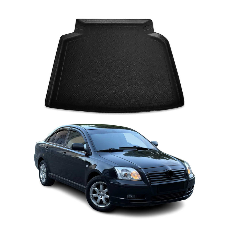 Kofferraumwanne Laderaumwanne für Toyota Avensis 2003-2009 Gummi TPE Schwarz