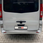 Ladekantenschutz Stoßstange für Renault Trafic II 2001-2014 Aluminium Silber