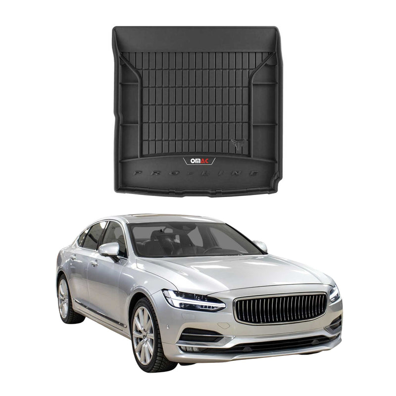 OMAC Gummi Kofferraumwanne für Volvo S90 2016-2025 TPE Laderaumwanne Schwarz
