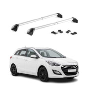 Dachträger Grundtäger für Hyundai i30 III Kombi 2017-2026 100kg Alu Silber ABE