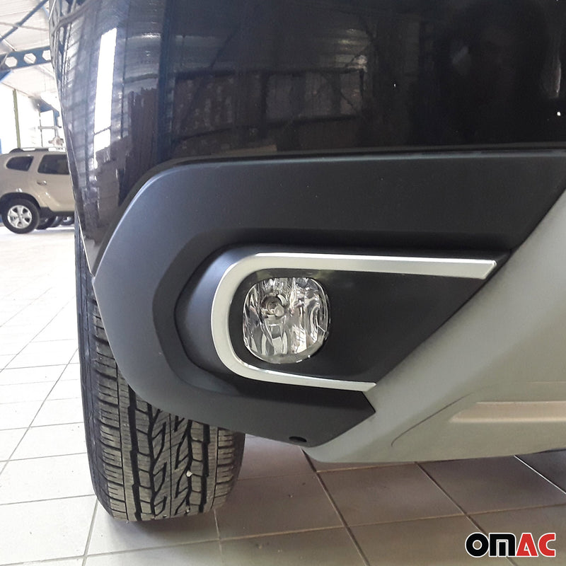 Reflektor Blenden Reflektorleiste für Dacia Duster 2018-2021 Edelstahl Satz 4x