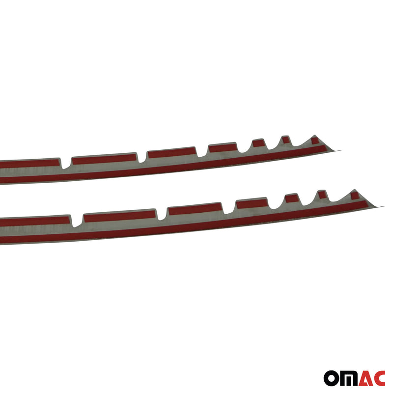 Kühlergrill Leiste Grillleisten für Mercedes Vito W447 2014-2025 Chrom Dunkel 2x