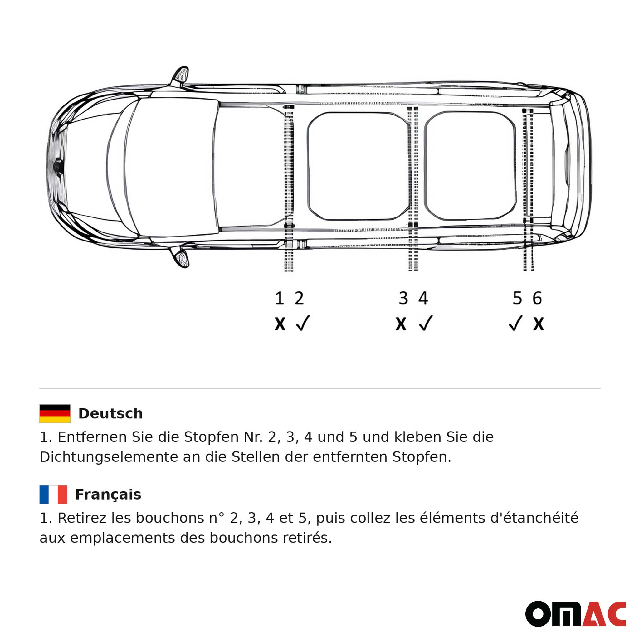Dachreling für Ford Transit Tourneo Custom 2013-2023 L2 Langer Aluminium Schwarz