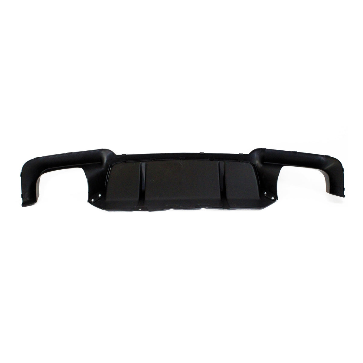 JOM Heckschürzeneinsatz für BMW 5er F10/F11 2010-2017 schwarz matt breite Ausführung