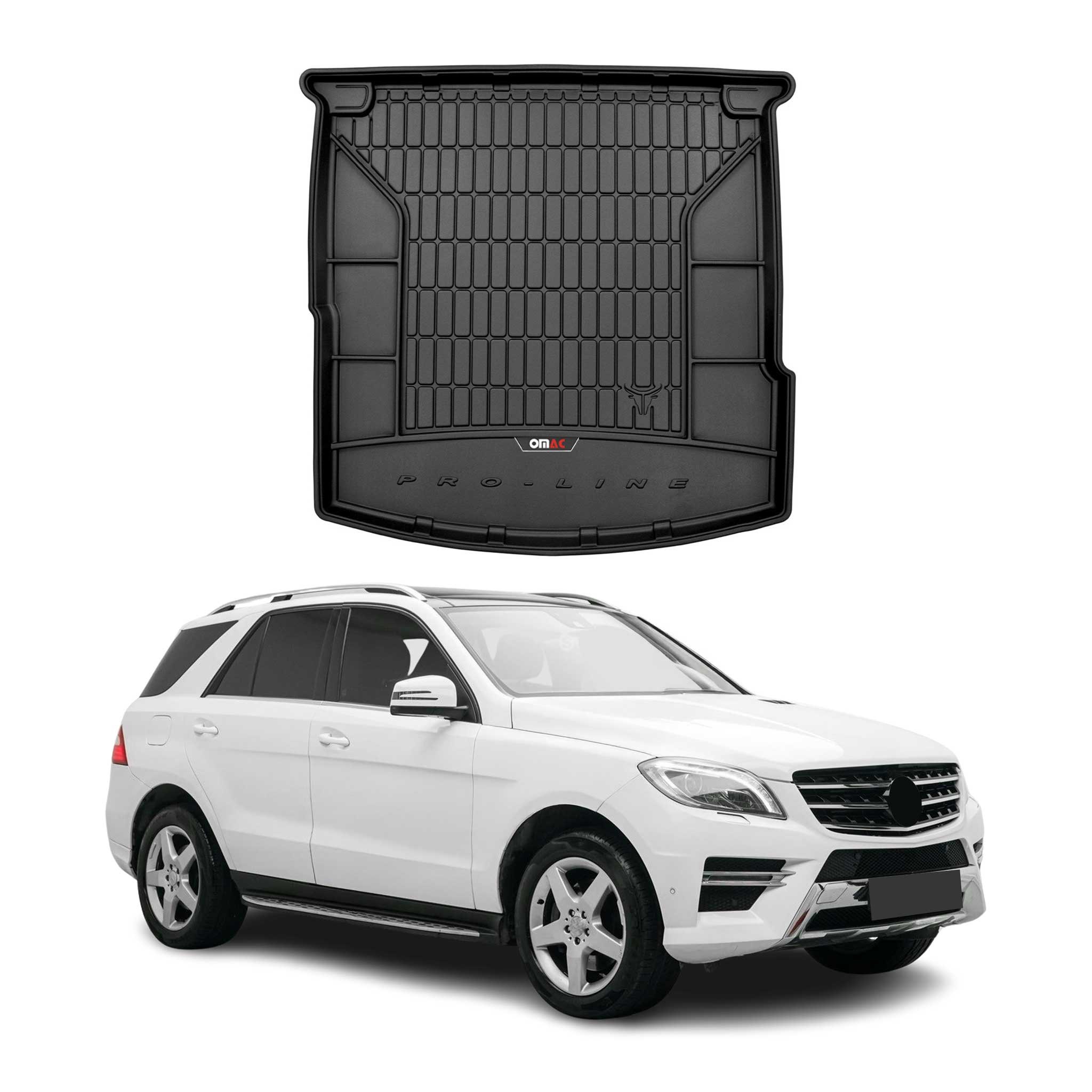 OMAC Gummi Kofferraumwanne für Mercedes GLE C292 2015-2019 TPE Laderaumwanne