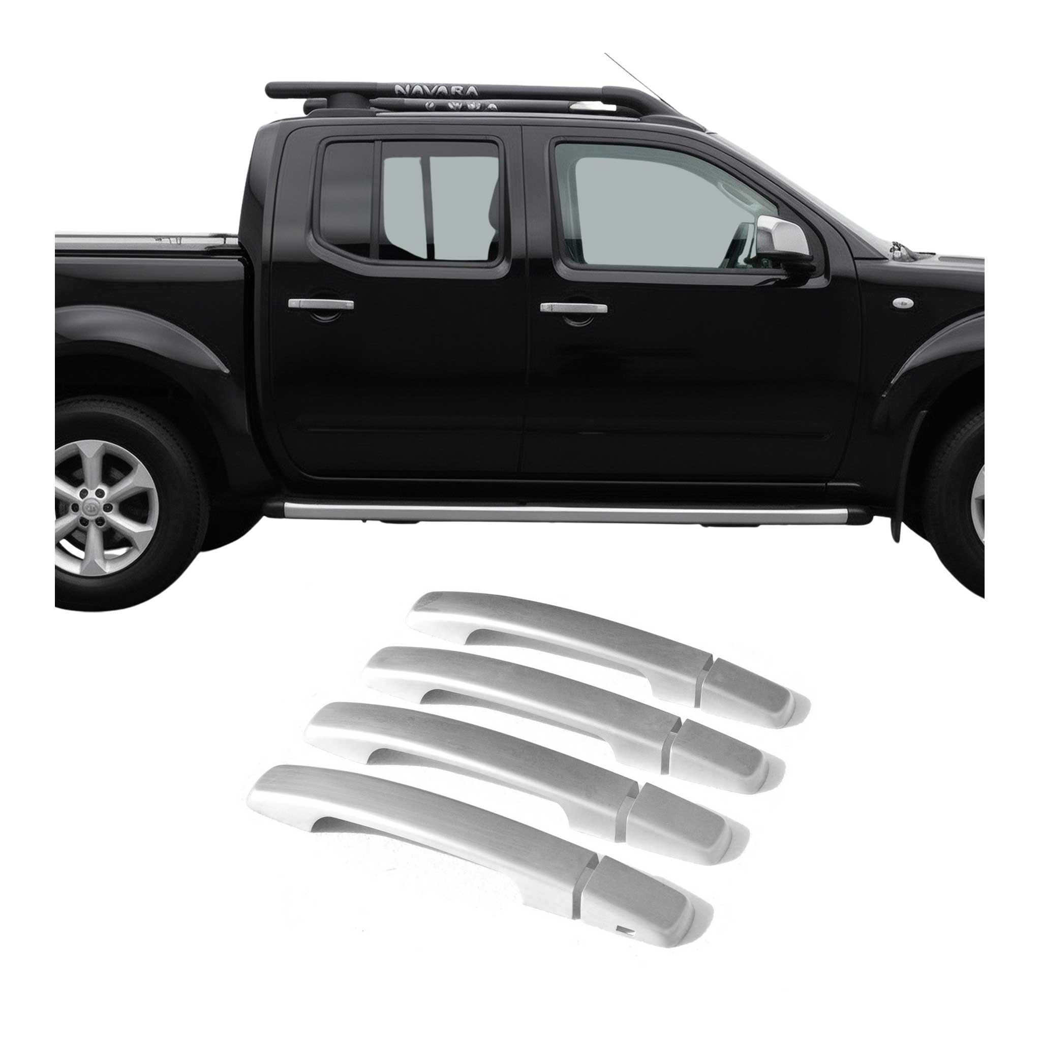 Türgriffe Blenden für Nissan Navara Pathfinder Qashqai 2005-2026 Chrom 8x