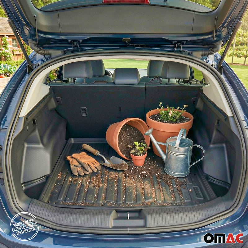 Kofferraumwanne Laderaumwanne für Kia Sorento 2003-2009 Gummi TPE Schwarz