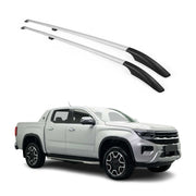 Dachreling Relingträger für VW Amarok 2023-2026 Double Cab Alu Silber 2 tlg