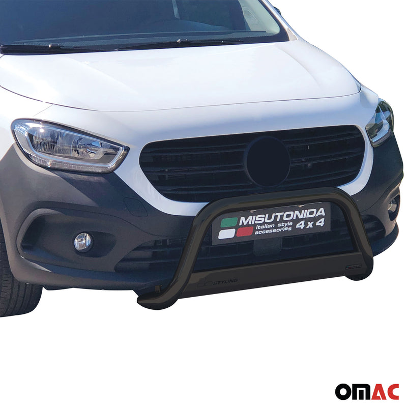 Frontbügel Frontschutzbügel für Mercedes Citan L2 2021-2025 ø63mm Stahl Schwarz