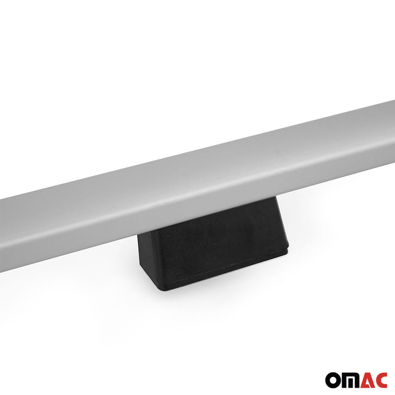 Dachreling Relingträger für VW Amarok 2022-2024 Double Cab Alu Silber 2 tlg