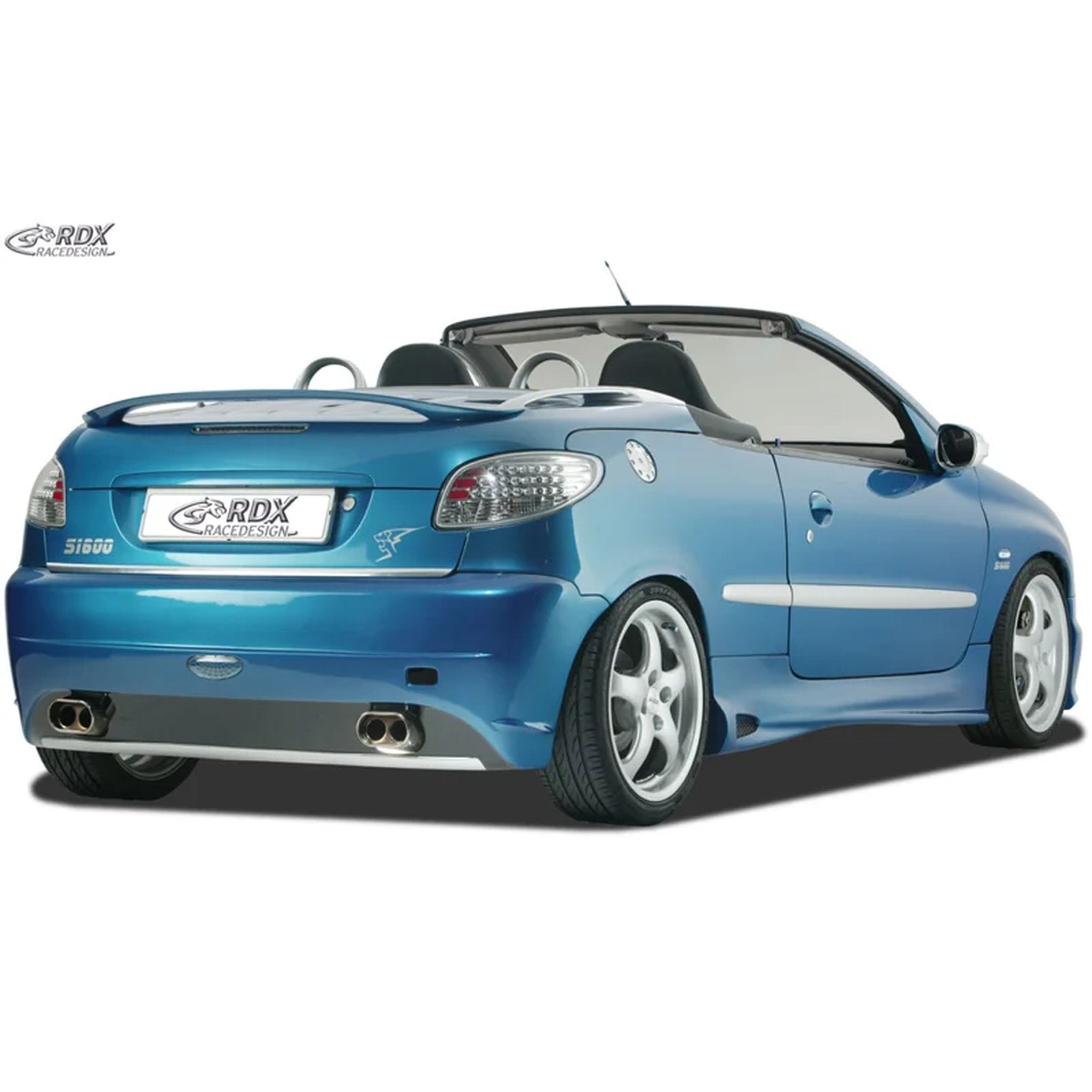 RDX Heckspoiler für Peugeot 206 CC Polyurethan TÜV