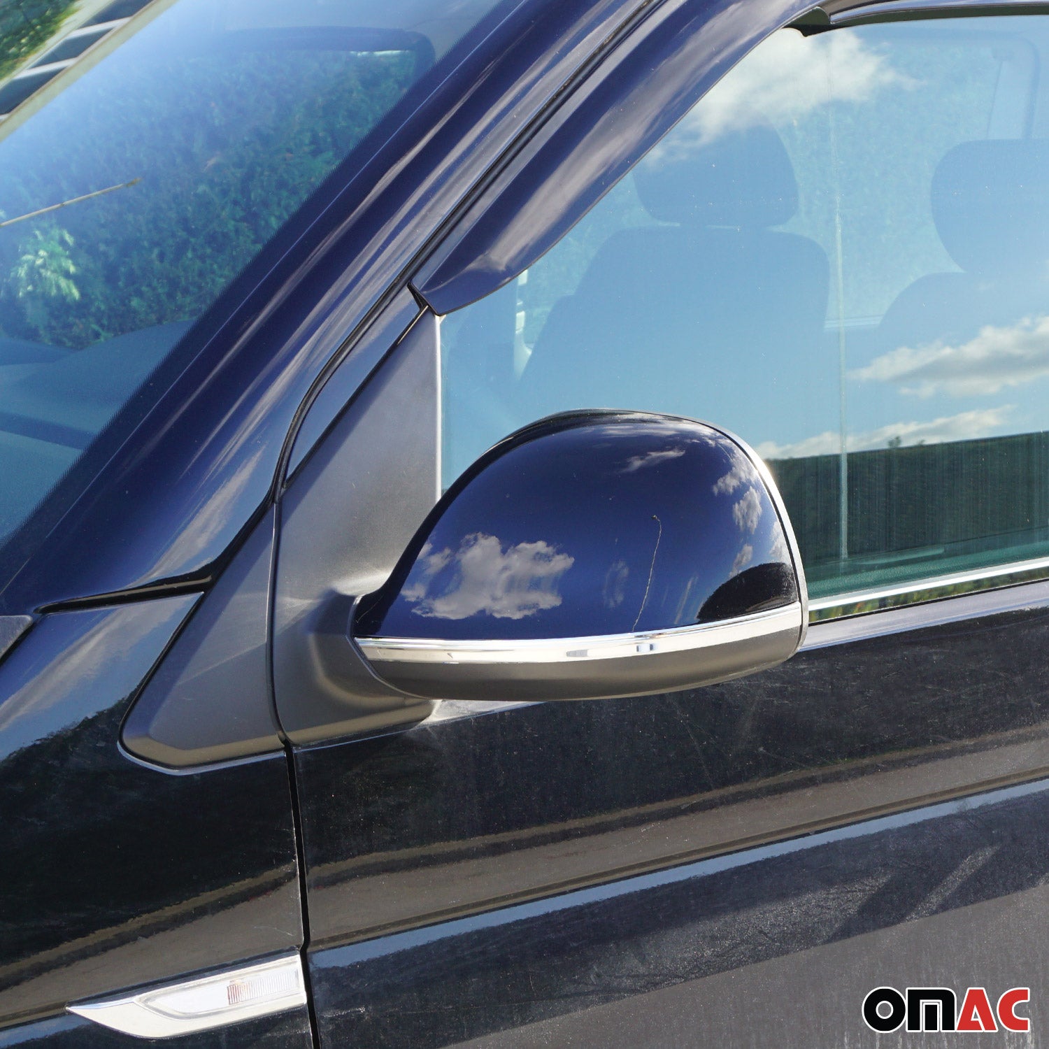 Spiegelkappen Leiste für VW Caddy 2015-2020 Edelstahl Chrom 4tlg