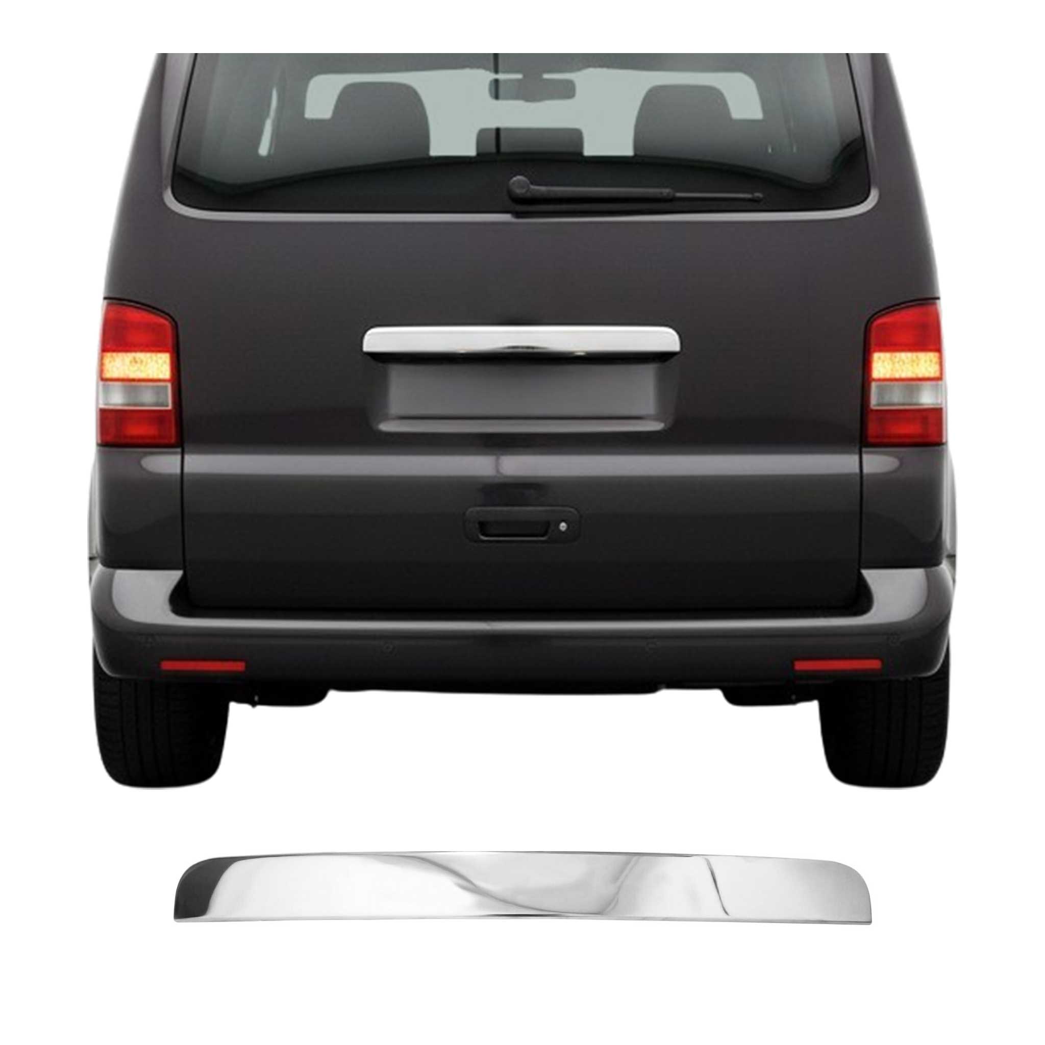 Heckklappe Kofferraumöffner für VW Transporter T5 2003-2015 Edelstahl Chrom