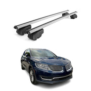Dachträger Gepäckträger für Lincoln MKX 2016-2018 Querträger ABE Alu Silber