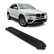 Trittbretter Seitenschweller für BMW X4 F26 2013-2018 Aluminium Schwarz Silber