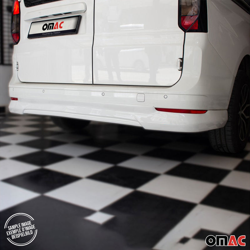 2021-2025 VW Caddy Heckspoiler Lippe Stoßstange Splitter Langer Grundiert