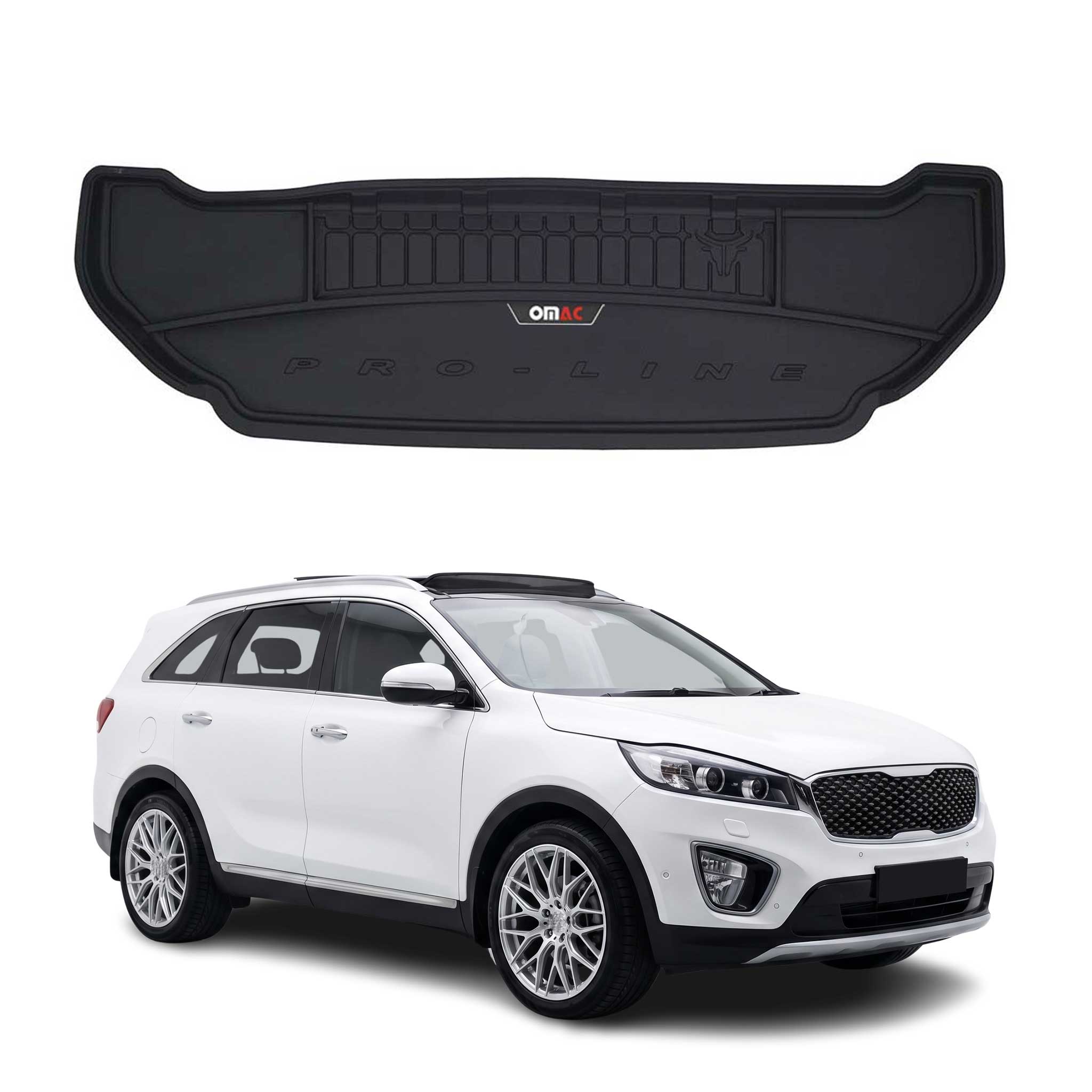 OMAC Gummi Kofferraumwanne für Kia Sorento 2014-2020 7 Sitze TPE Laderaumwanne