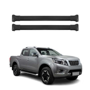 Dachträger Grundtäger für Nissan Navara D23 2015-2021 4 tür 75kg Alu Schwarz 2x