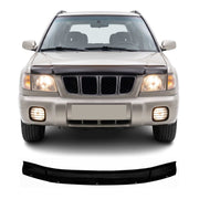 Motorhaube Deflektor Steinschlagschutz für Subaru Forester I 1997-2002 Schwarz
