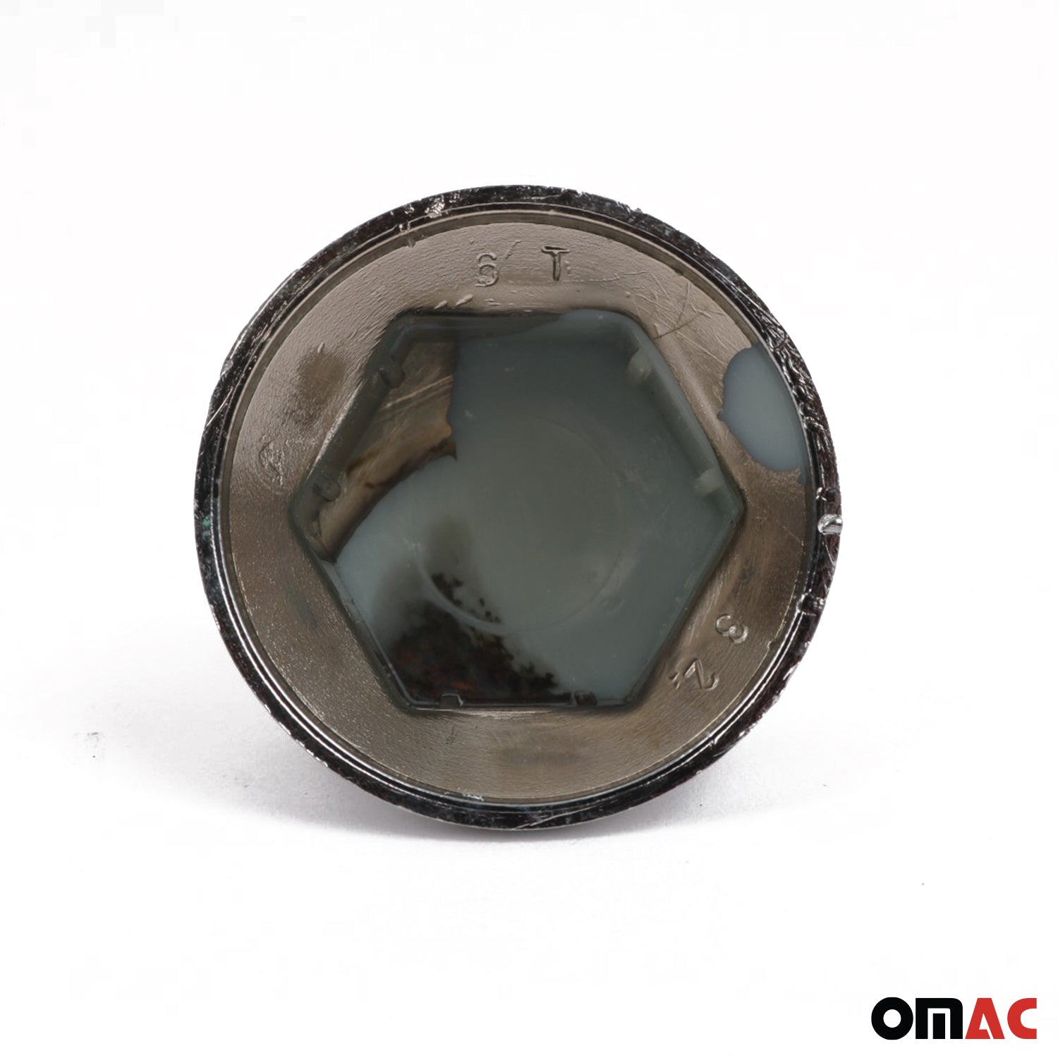 60x Glänzend Chrom Radmutterkappen Schutz Ø33mm für hohe Schrauben / LKW