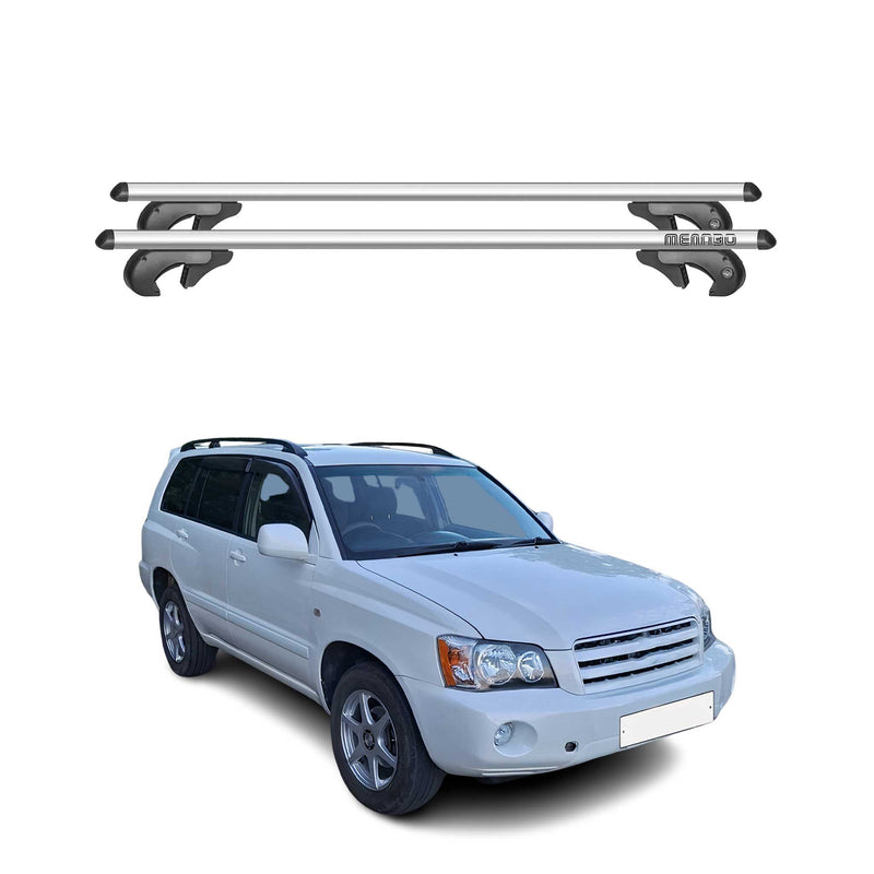 Menabo Dachträger Grundtäger für Toyota Kluger Grande 2000-2013 90kg Alu Grau 2x
